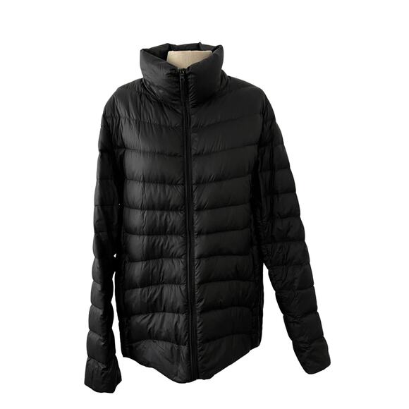 Uniqlo Ultra Light Down Puffer Jacket in Black Size XL - Picture 2 of 7
